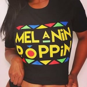 Melanin Poppin crop top